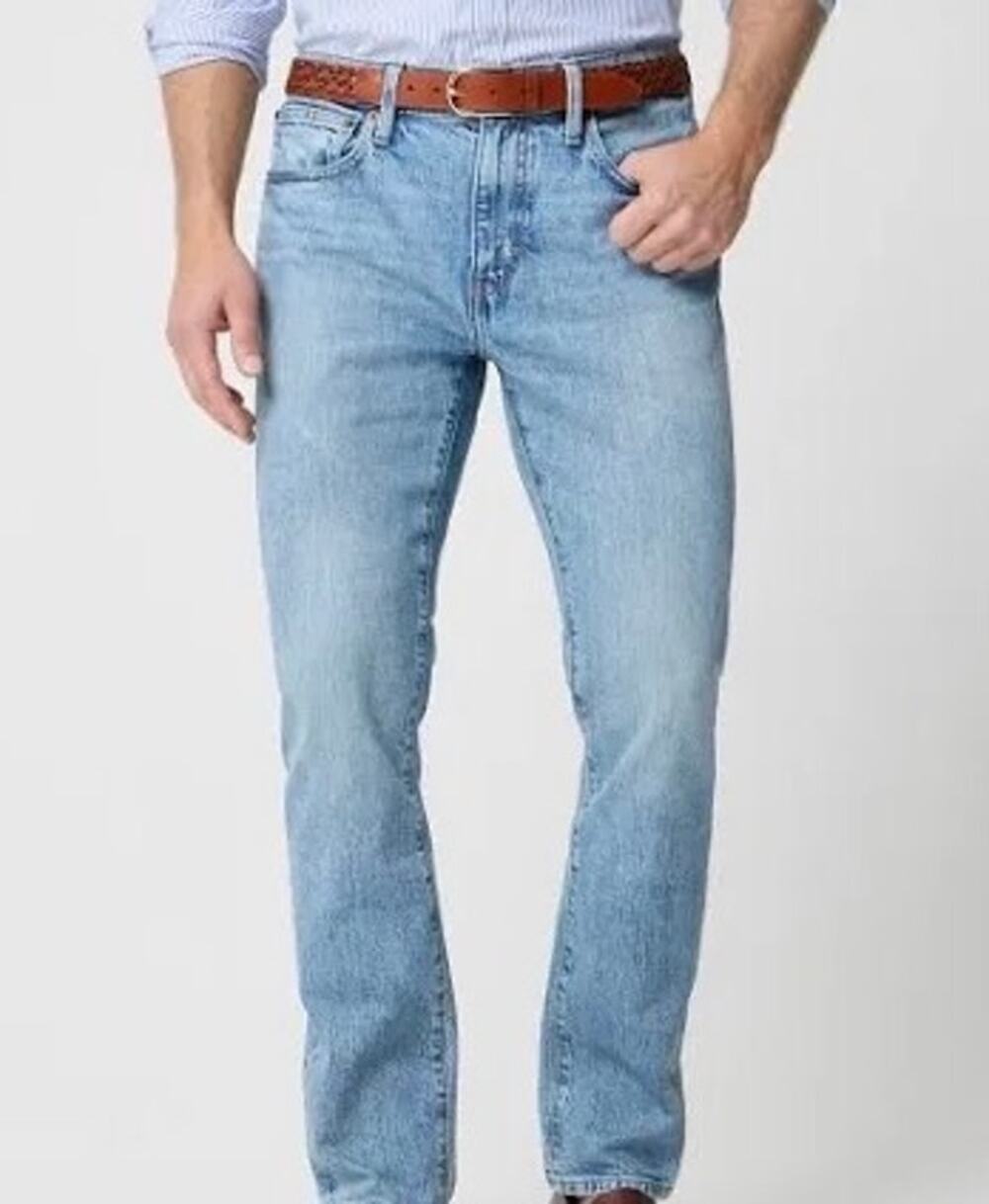 J Crew 484 stretch size 30x30 light wash jeans MSRP $99